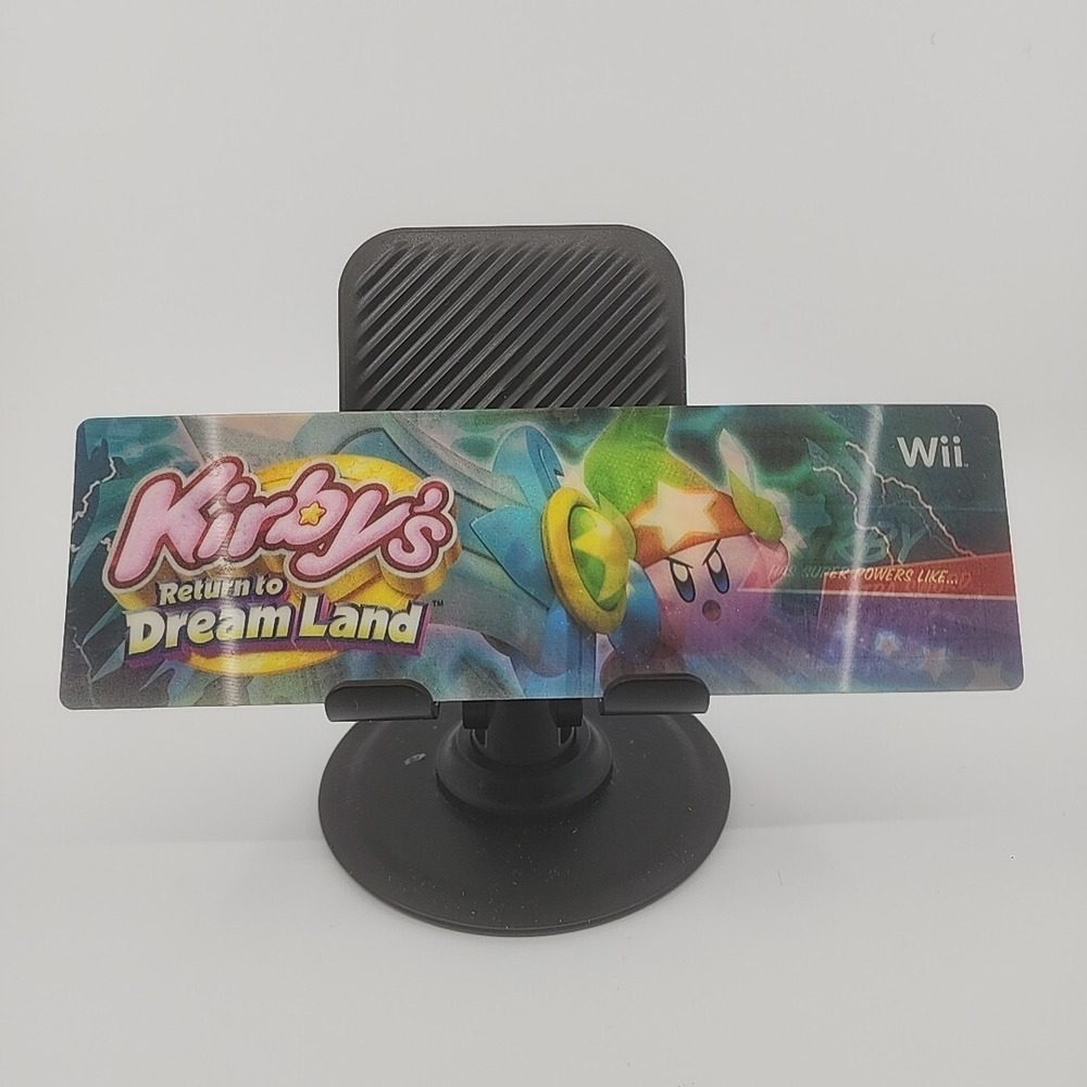 Kirby's Return to Dreamland Lenticular Bookmark 2011 Nintendo Wii Promo Item